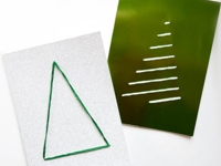 Drawn to DIY Embroidered Christmas Cards
